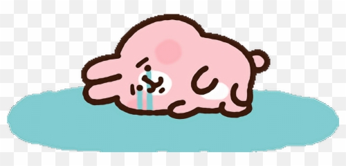 Sticker - Kanahei Cry Emoji,Kanahei Rabbit Emoticon