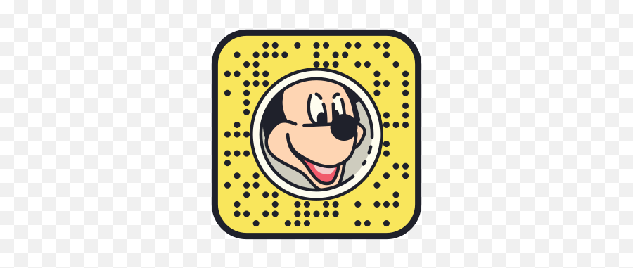 Snapchat Mickey Mouse Icon In Color - Pink Heart Lens On Snapchat Emoji,How To Do Mickey Emoticon]