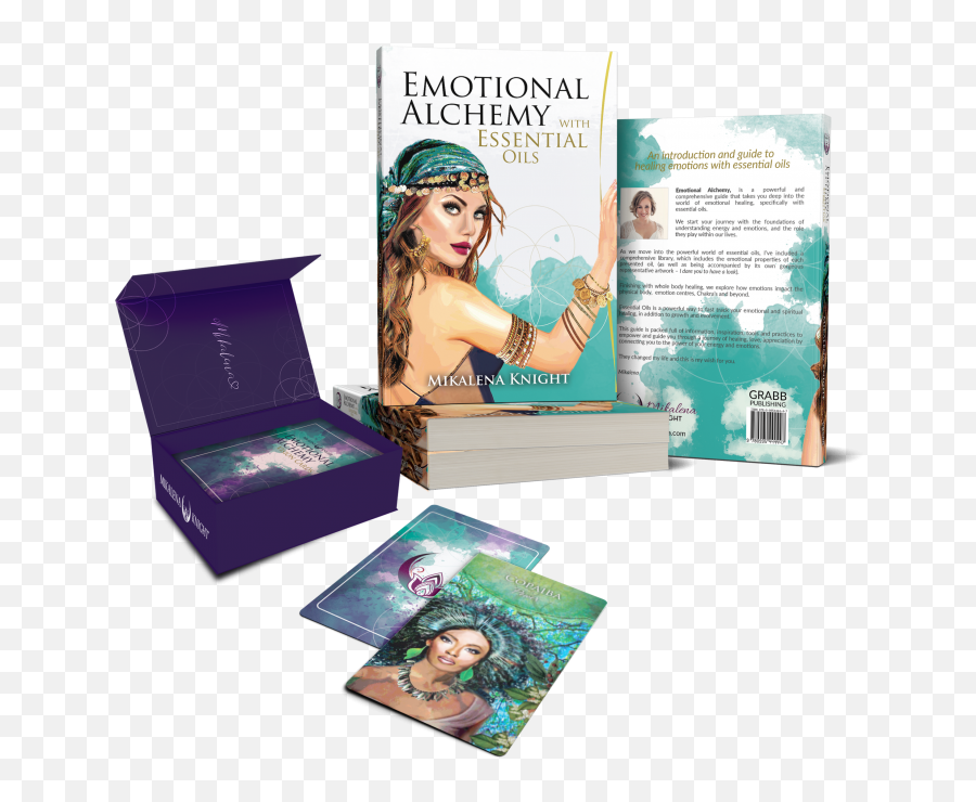 Oracle Card Design - Book Cover Emoji,Emotions And Essential Oils Book