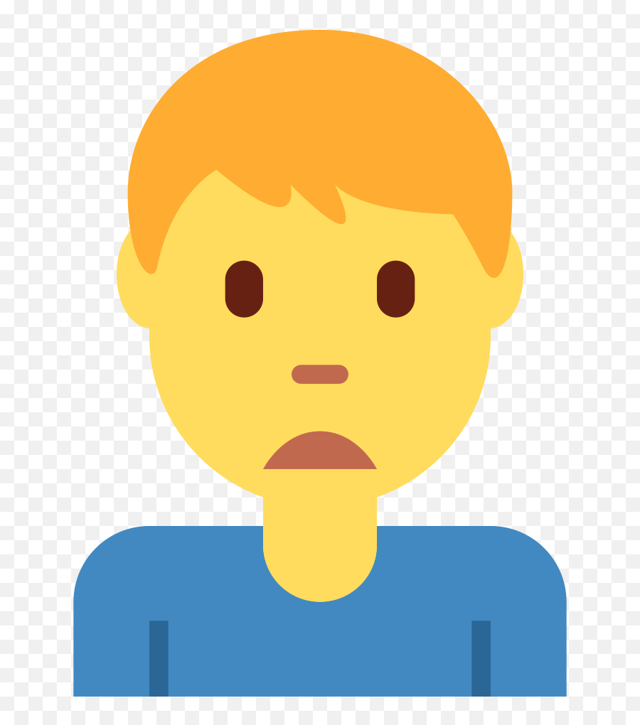 Man Frowning Emoji Clipart Free Download Transparent Png,Cool Emojis By Symbols On Laptop