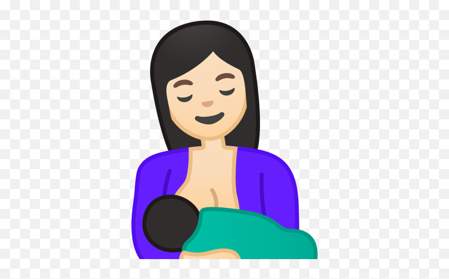 Breast Feeding Light Skin Tone Free Icon Of Noto Emoji,Popular Skin Color Emojis