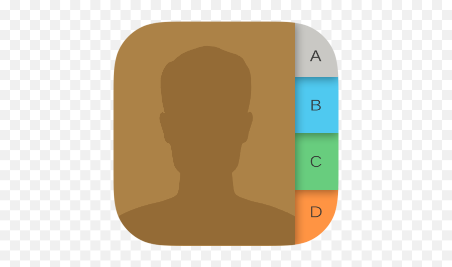 Contacts Icon Ios 8 Iconset Dtafalonso - Icon Contact Ios Png Emoji,Emoji Ios8