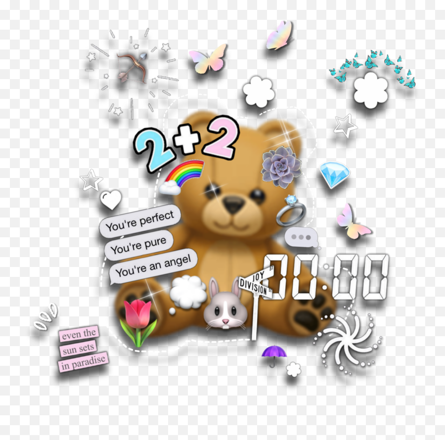 Sticker By New Main Japanwrldsu200d - Happy Emoji,Teddy Bear Emojis