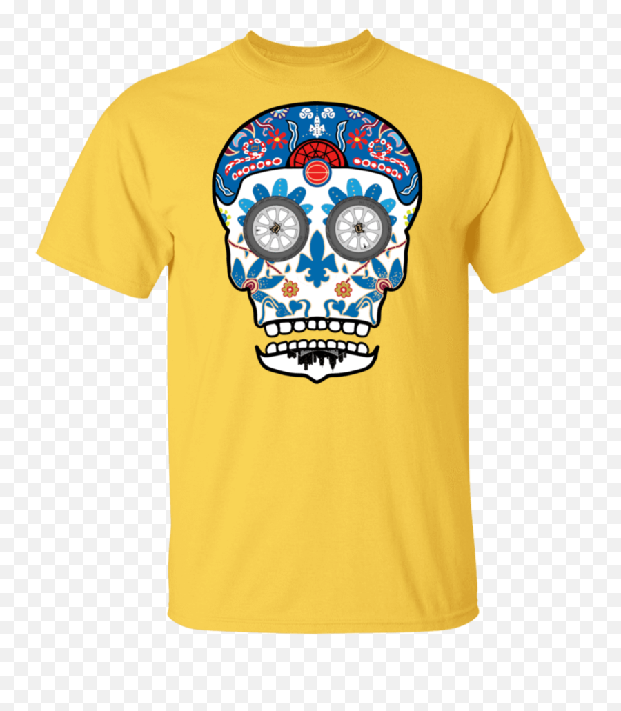 Day Of Detroit Dead Gildan 53 Oz T - Shirt Daisy 2xl Emoji,Best Flower Emoji For Dead
