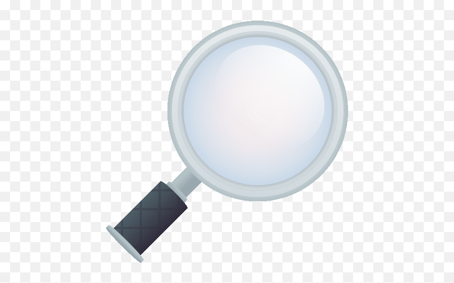 Magnifying Glass Tilted Right Objects - Loupe Emoji,Tilted Emoji