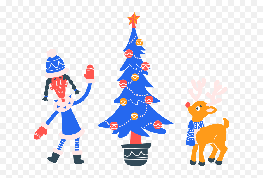 Christmas Illustration In Png Svg Emoji,Messenger Christmas Emoji