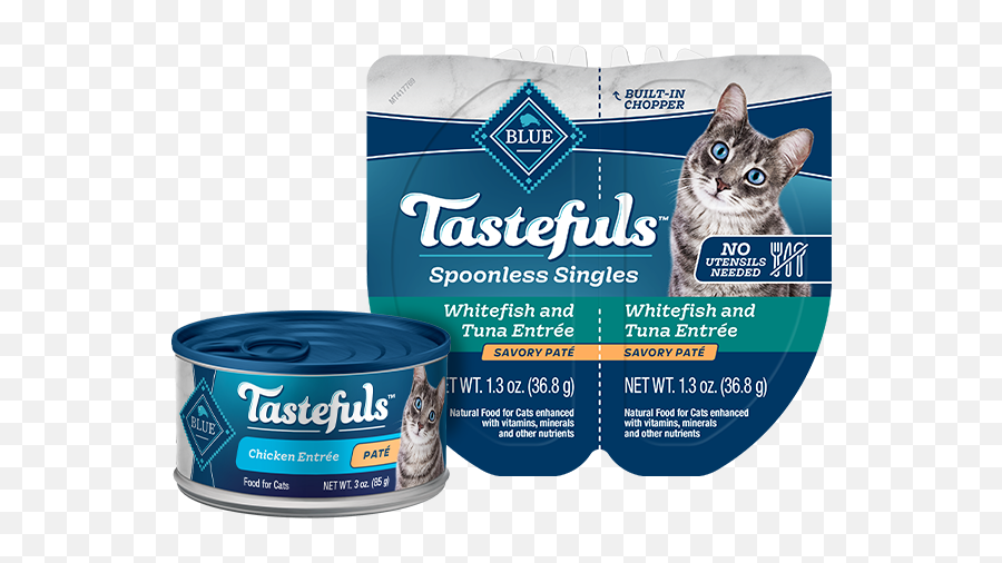 Blue Tastefuls Cat Wet Food Blue Buffalo Emoji,Lying On Floor Cat Emoji