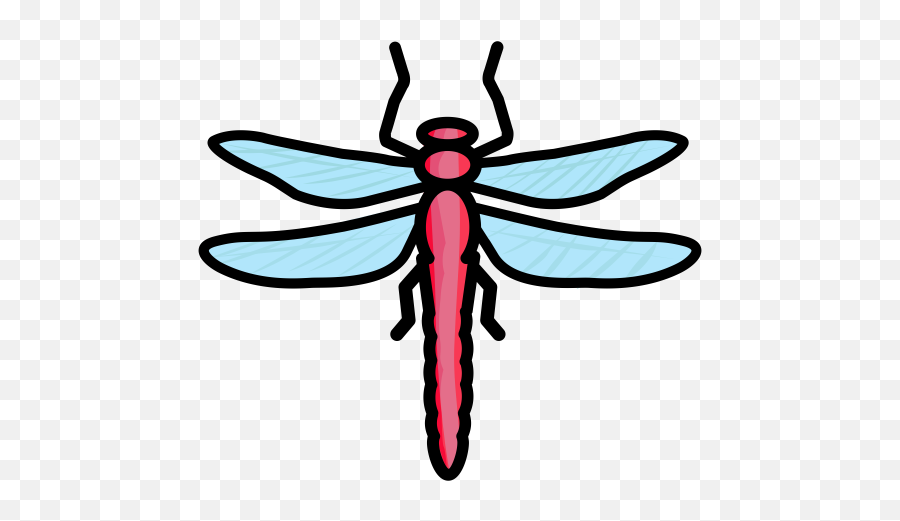Bug Creature Dragonfly Insect Icon - Girly Emoji,Dragonfly Emoji