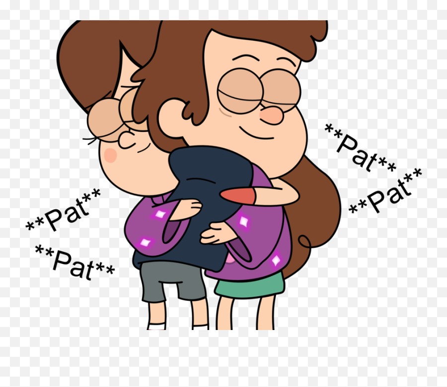 Png Hugs Friends Cartoon Pictures Of Friends Hugging - Mabel Dipper And Mabel Hugging Emoji,Animated Hug Emoji