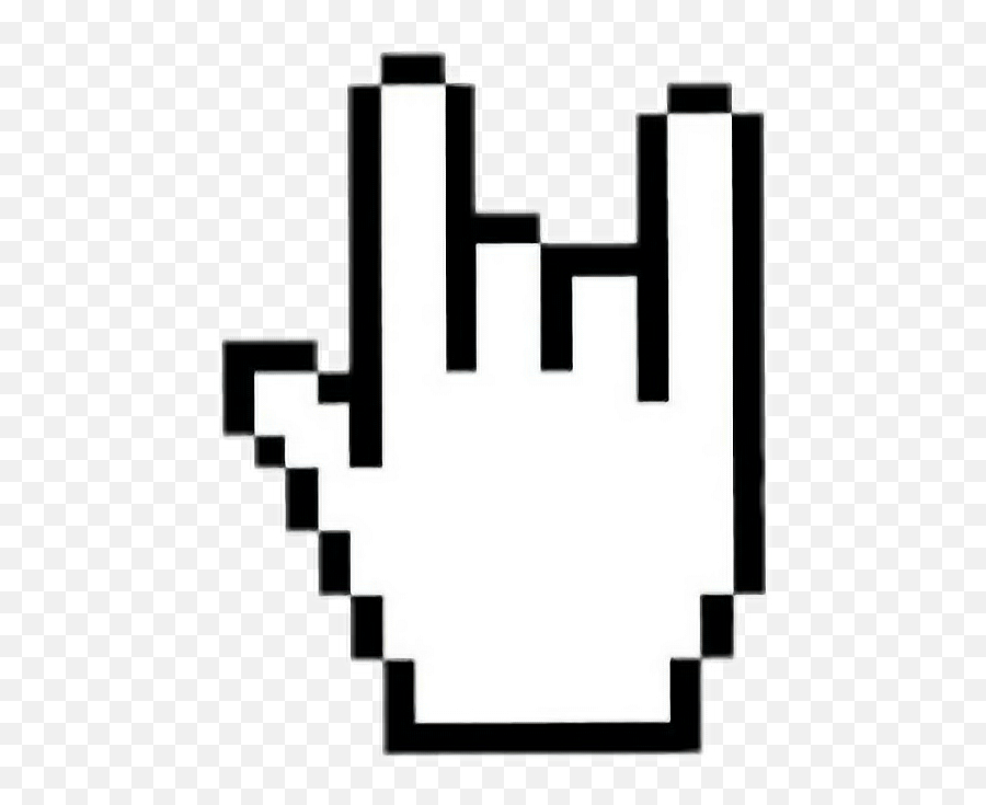 Hand Rock Mano Sticker By Patopato - Hand Cursor Emoji,Rock Hand Emoji