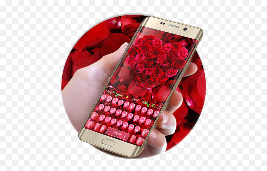 Rose Petal Keyboard For Android - Download Cafe Bazaar Technology Applications Emoji,Rose Emoji Android