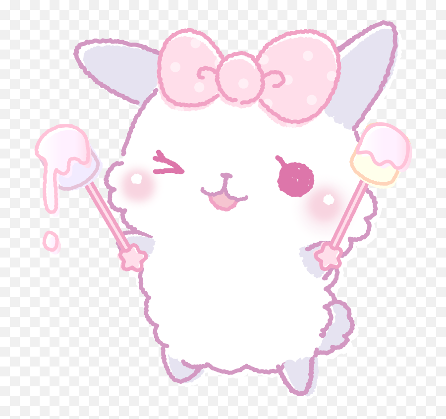 Cute Bunny Rabbit Kawaii Japanese - Girly Emoji,Bunny Japanese Emoji