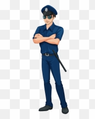Clipart Kid Police Officer Clipart Kid Police Officer - Workwear Emoji,Police Man Emoji
