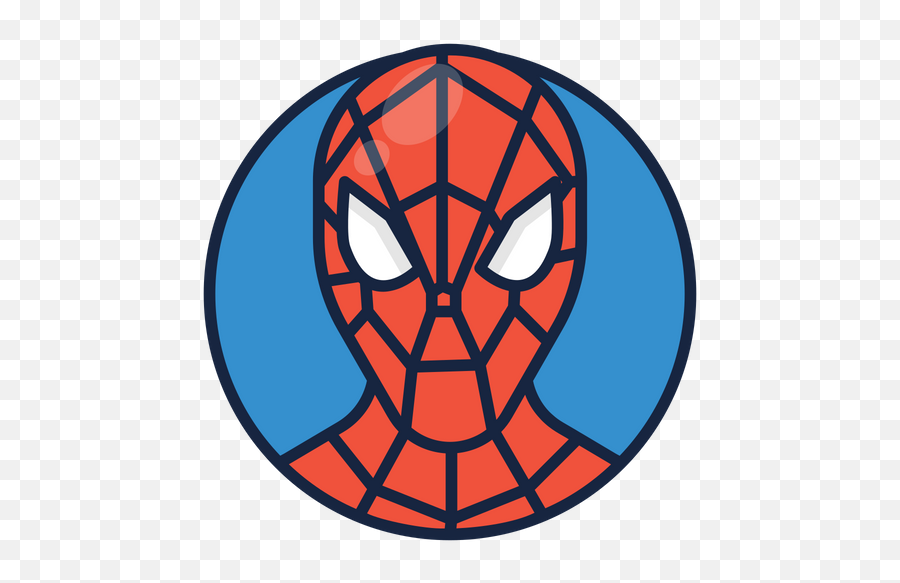 Spiderman Icon Of Colored Outline Style Emoji,Spiderman Emoji