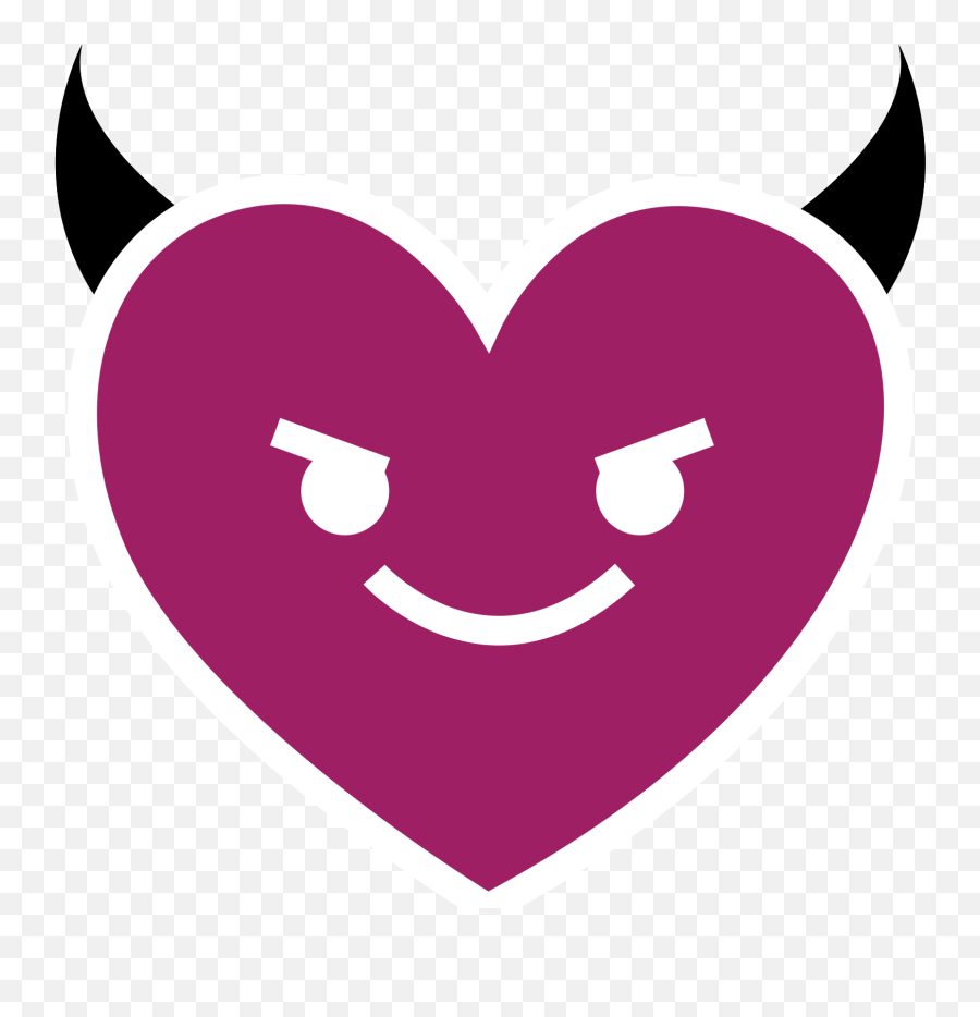 Free Heart Emoji Evil Png With - Heart Emoji Png,Heart Emojis