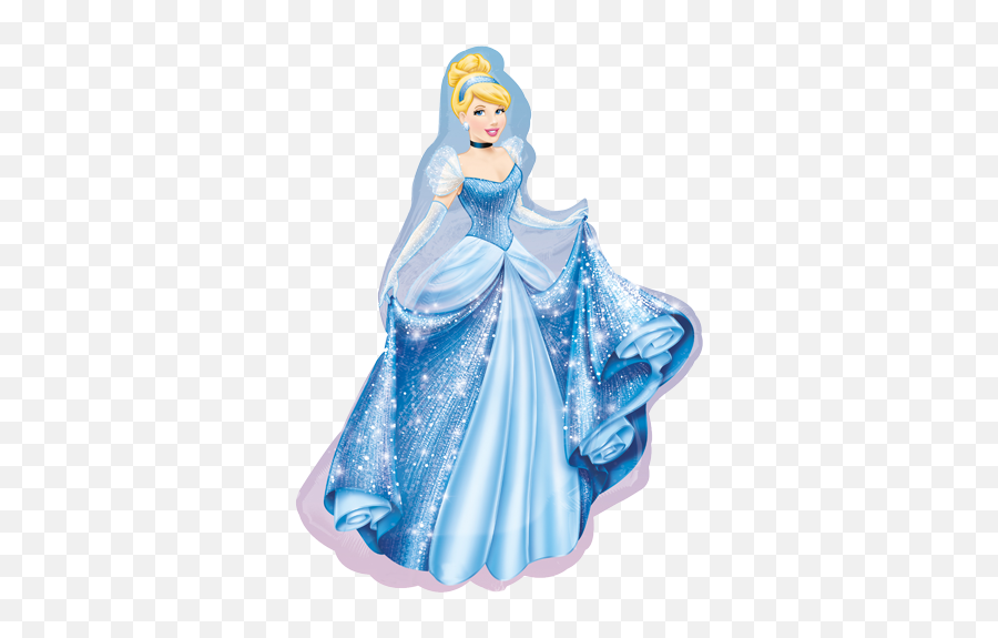 Princess Cinderella Supershape 33 Inch Balloon Princess Picture Of Cinderella Emoji,Cinderella Emoticon