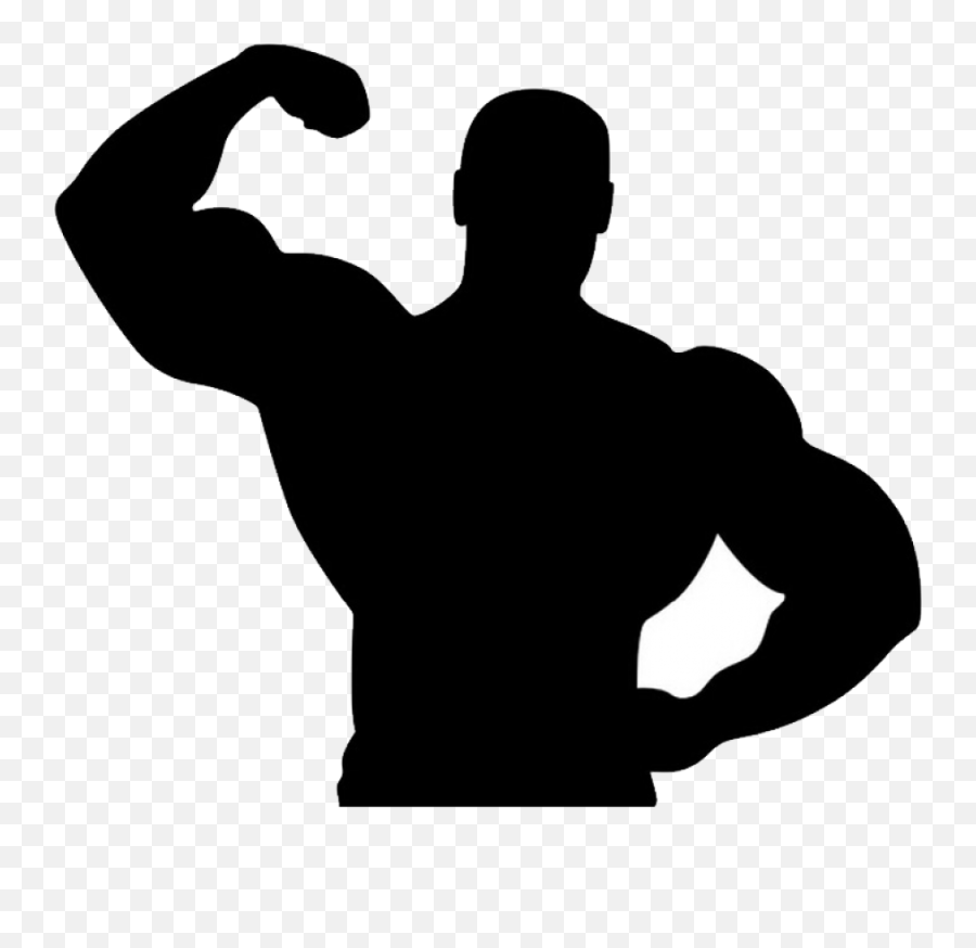 Free Muscle Arm Png Download Free Clip Art Free Clip Art - Vector Body Builder Png Emoji,Strong Arm Emoji