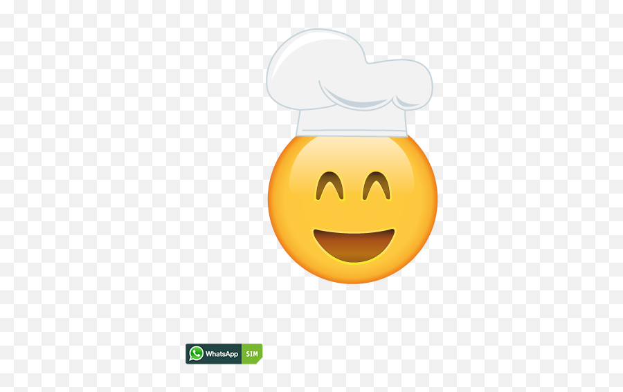 Tränen Lachender Smiley Mit Kochmütze Und Breitem Lachen - Happy Emoji,Kussmund Emoticon