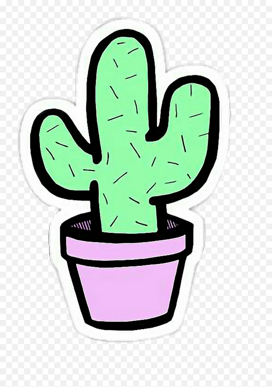 Pegatina Dibujos De Youtubers - Cactus Easy Drawings Emoji,Martin Lawrence Emojis