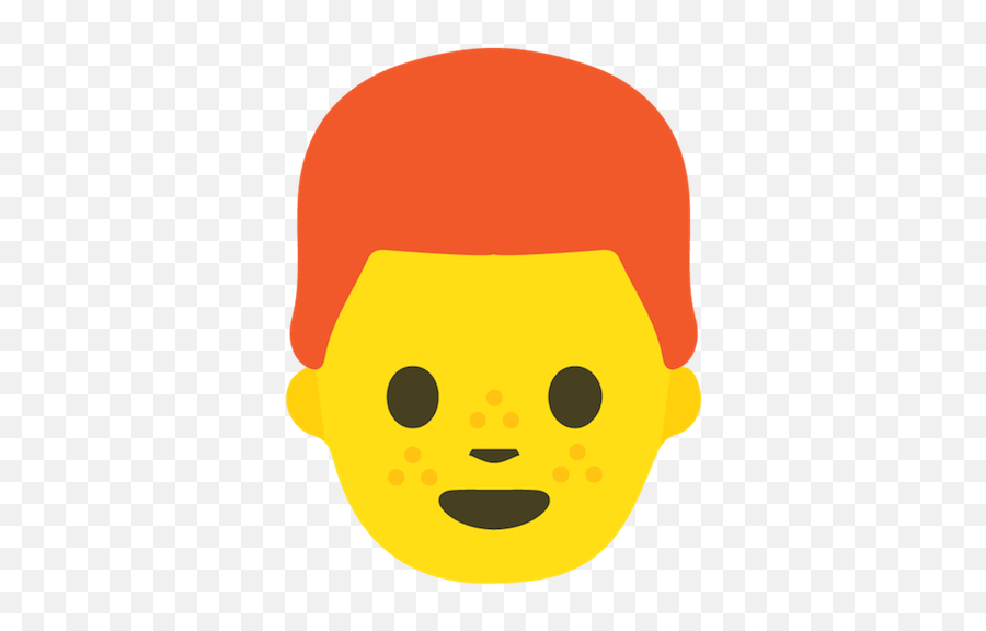 Download Hd Redhead Emoji Stickers - Dot,Redhead Emoji