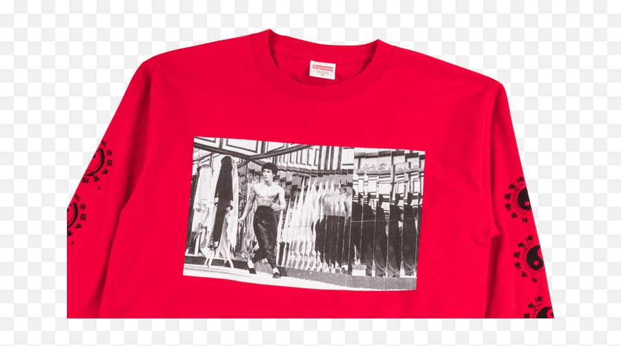 Supreme Bruce Lee Mirrors Ls Tee Emoji,Emotions Can Be The Enemy Bruce Lee