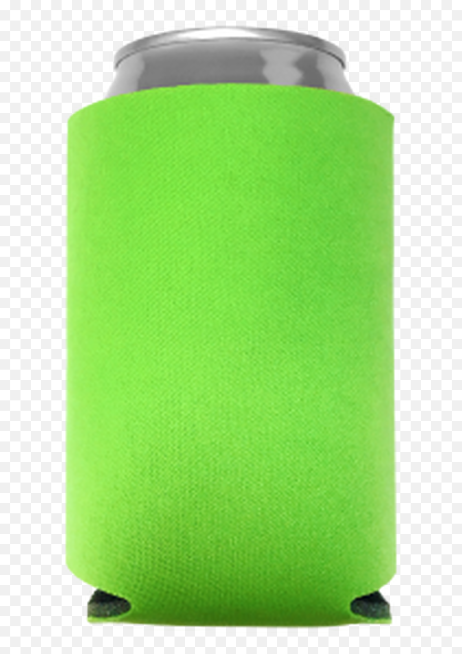 Neon Green Can Cooler - Neon Green Koozie Emoji,Pearl Green Emotion