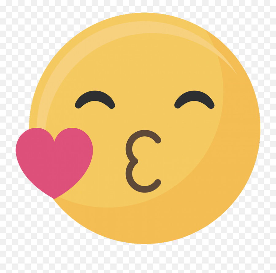 Heart Kiss Smiley Png Photo Png Arts - Kissing Symbol Emoji,Heart Emoticons