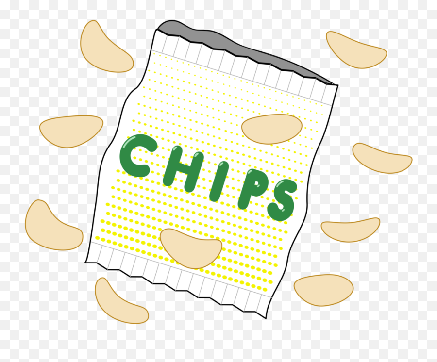 Emoticon Smiley Finger Png Clipart - Cartoon Bag Of Chips Png Emoji,Couch Potato Emoticon