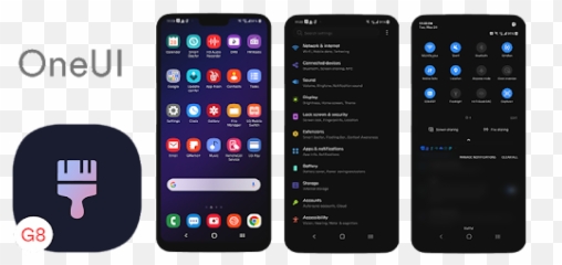 Ux8 One Ui 2 Black Lg G8 V50 V40 V30 V20 G6 Pie By Wsteams Emoji,Lg Android 9 Emojis