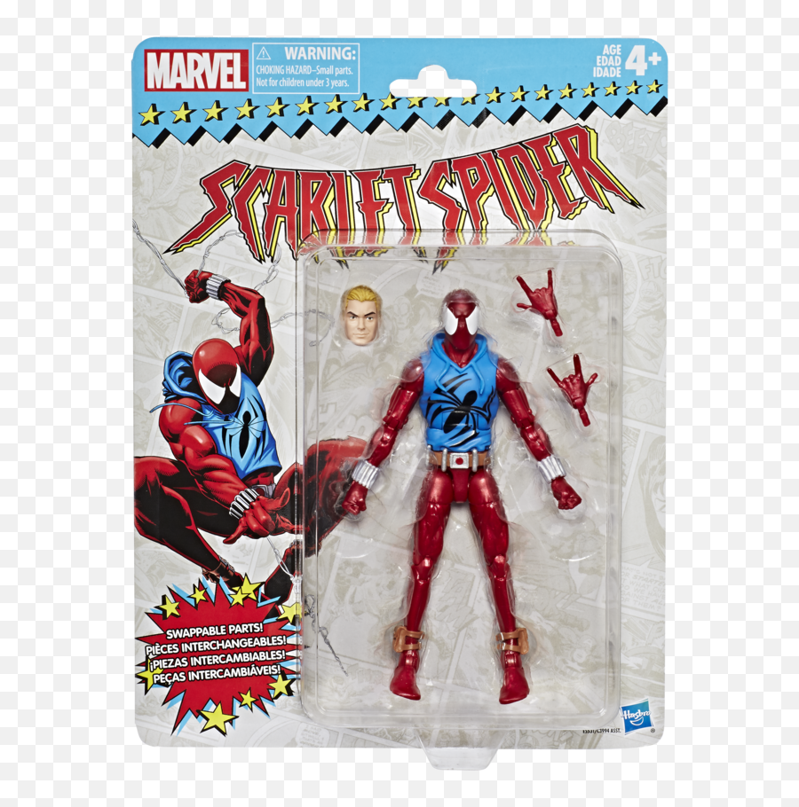 Hasbro Reveals New Marvel Legends - Marvel Legends Vintage Scarlet Spider Emoji,Marvel Character Controls Emotion