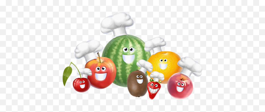Imagens Divertidas - Vegetables And Fruits Clipart Funny Emoji,Como Fazer Emoticon De Morango De Feltro
