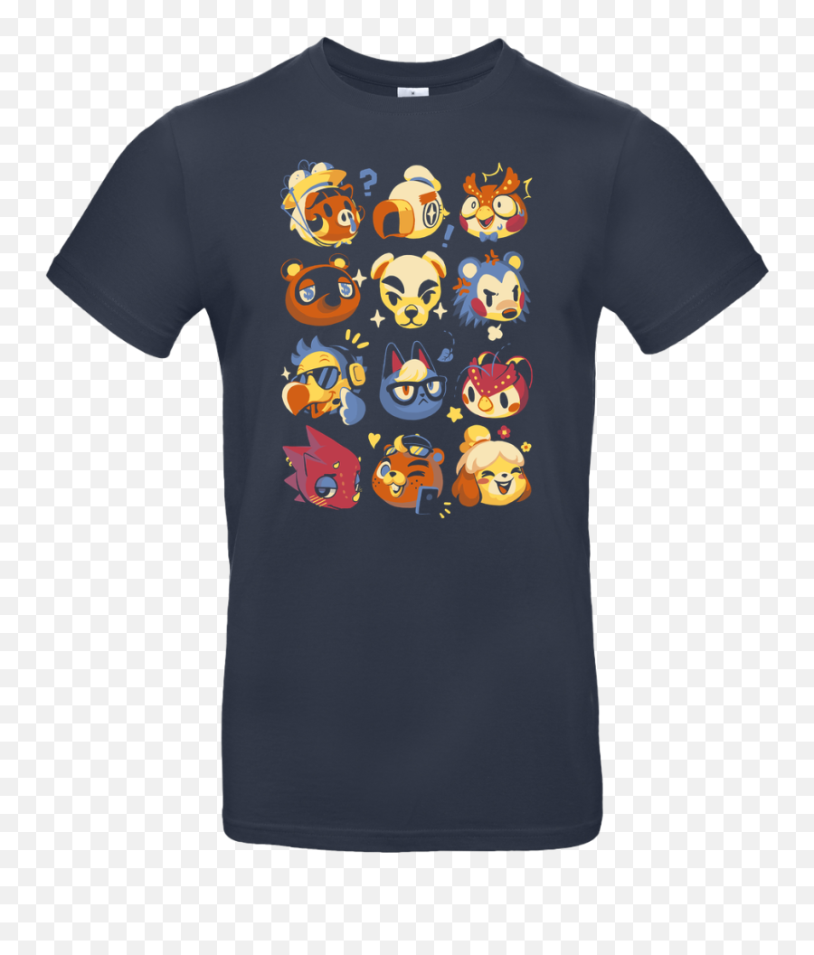 Buy Island Faces T - Shirt Supergeekde Emoji,Animal Crossing Villager Emoticon