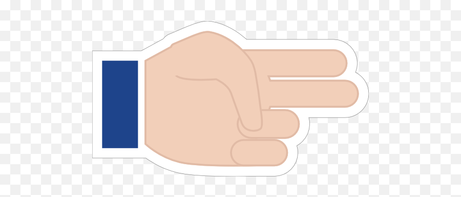Hands Two Fingers Emoji Sticker - Sign Language,Fingers Crossed Emoji