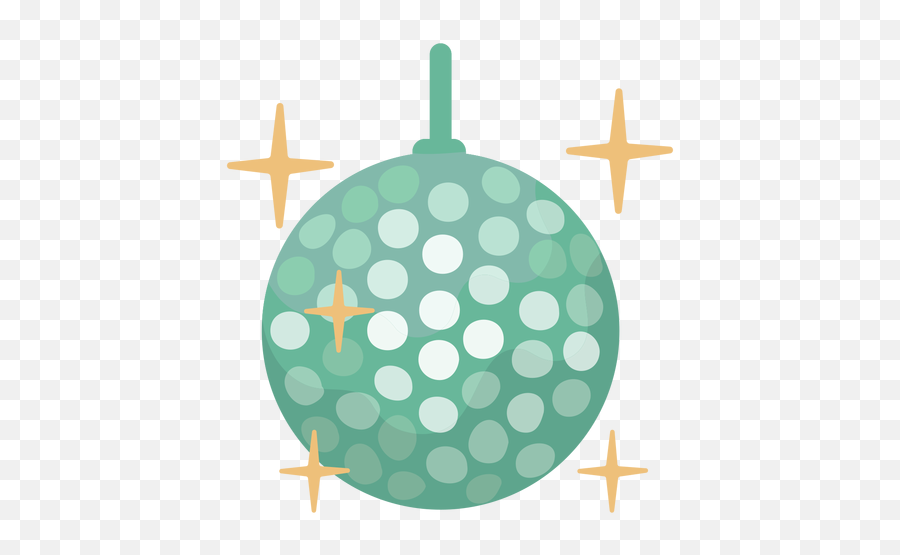70s Disco Ball Flat Transparent Png - Vertical Emoji,Disco Pointing Emoticon