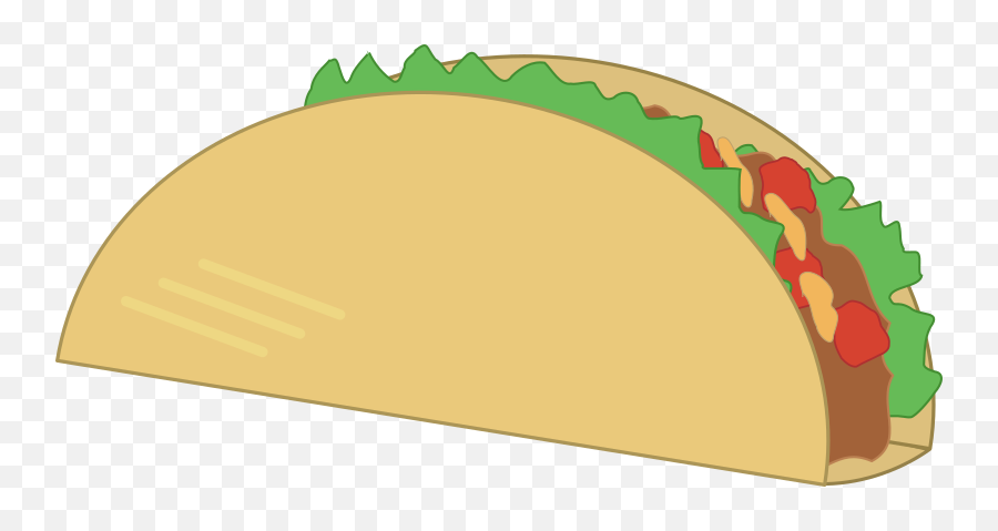 Yellowtacomexican Cuisine Png Clipart - Royalty Free Svg Png Big Taco Pic Cartoon Emoji,New Mexican Food Emojis