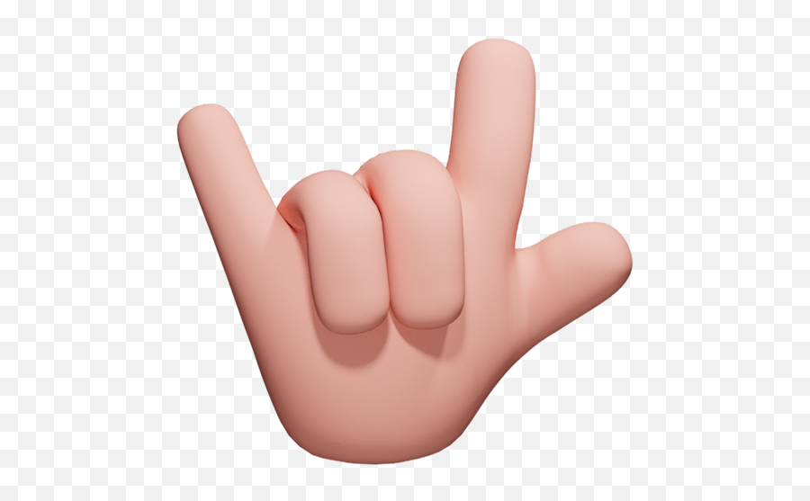 Rock Music Hand Free Icon Of 3d Hands - Free 3d Hand Icon Emoji,Emoticon Rock On Fingers