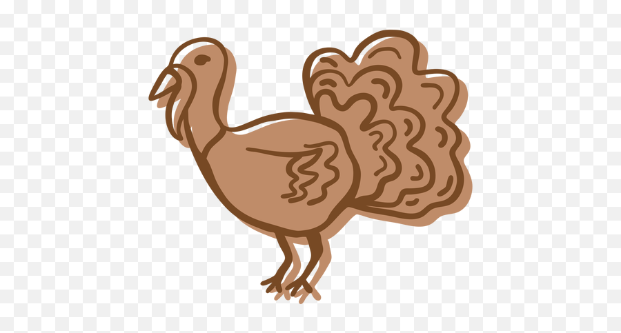 Hand Drawn Stroke Turkey Bird Transparent Png U0026 Svg Vector - Comb Emoji,Thanksgiving Turkey Emoticon