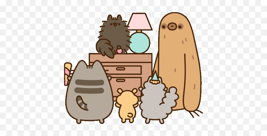 Great Working Work From Home Sticker By Pusheen For Ios - Pusheen Y Sus Amigos Emoji,Hello Pusheen Emoticons