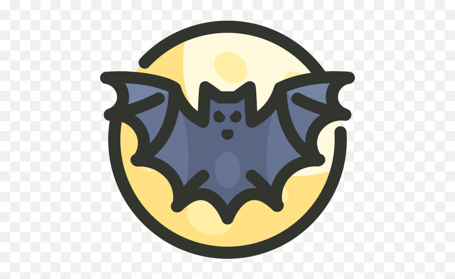 Bat Danger Halloween Horror Free Icon Of Halloween 01 - Icon Emoji,Flying Bat Emoticon