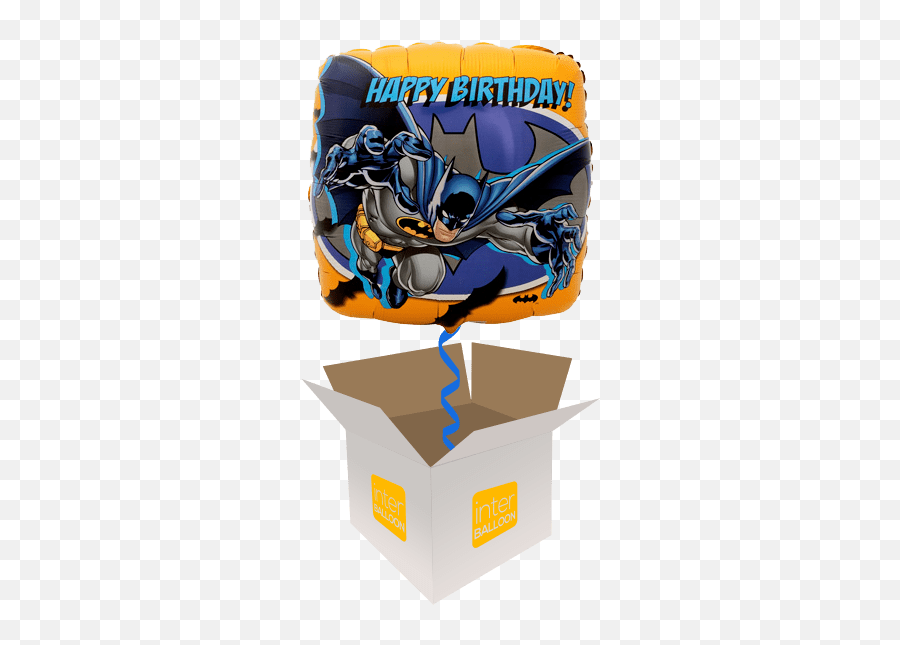 Shropshire Helium Balloon Delivery In A Box Send Balloons - Batman Birthday Emoji,Batman Symbol Emoji