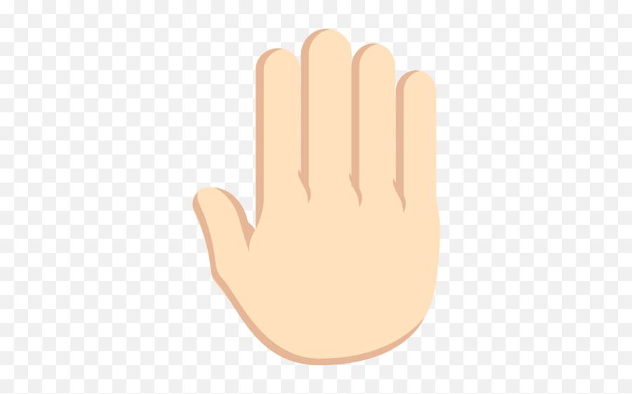 Dorso De La Mano Tono De Piel Claro Imagen Grande De Emoji,Emojis De La Mujer Con La Mano En La Cara