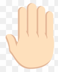 Dorso De La Mano Tono De Piel Claro Imagen Grande De Emoji,Emojis De La Mujer Con La Mano En La Cara