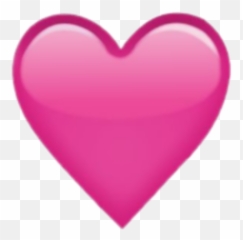 Download Heart Pink Emoji Png Transparent Background Image,Large Emoticons Heart