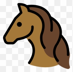 Horse Face Emoji - Emojis De Caballo,Pony Emoji