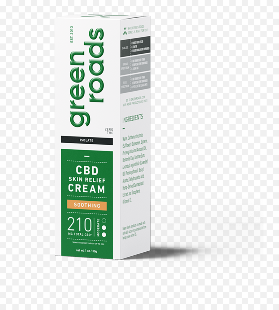 Skin Relief Cbd Cream - 210mg Green Roads Emoji,Emotion Cream