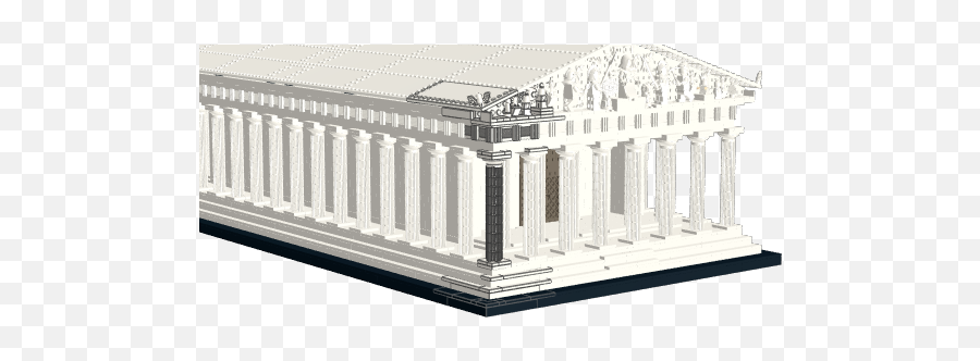 Parthenon From Bricklink Studio Emoji,Greek Column Emoji