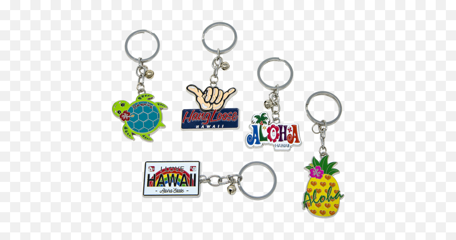 Island Style Keychain - Island Fun Emoji,Pineapple Pineapple Ring Emoji
