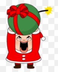 Sho - Chan Christmas Photo 2 Sticker Pack Stickers Emoji,Christmas Anime Emoji
