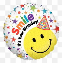 Collections Of Hannah Montana Happy Birthday Cards - Happy Birthday Smiley Balloons Emoji,Emoticon Party Supplies
