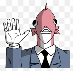 Download Business Fish Sticker Messages - Business Fish Sticker Png Emoji,Fish Emoji